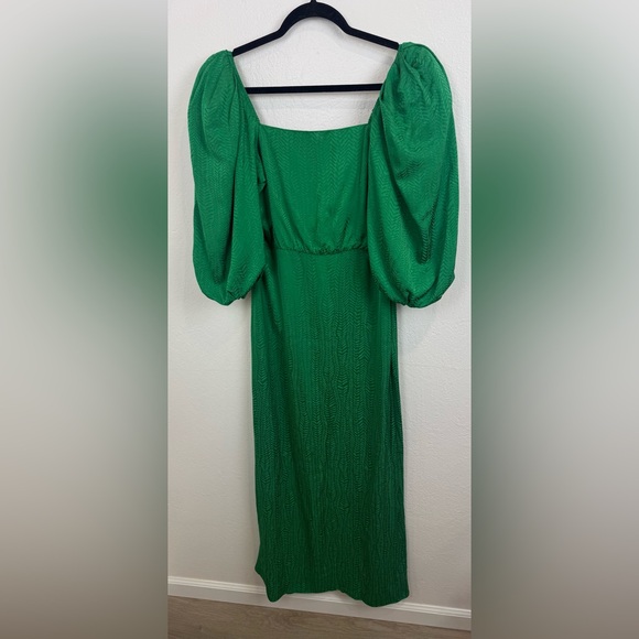 Johanna Ortiz Thread of Thought Puff Sleeve Maxi Dress Size 6 - Picture 11 of 16